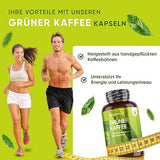 Grüner Kaffee - 21.000mg Grüner Kaffeebohnen Extrakt - Alternative zu Apfelessig & Koffeintabletten - 90 Kaffeepulver Kapseln - Superfood mit Chlorogensäure und Koffein - Green Coffee - WeightWorld