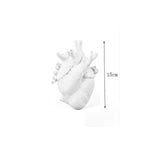 Anatomical Heart Shape Flower Vase Nordic Style Flower Pot Dried Vases Sculpture Desktop Plant Pot for Home Decor Ornament Gifts