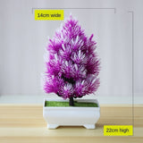 Artificial Plants Bonsai Small Tree Simulation Pot Plants Fake Flowers Table Potted Ornaments Home Decoration Hotel Garden Decor