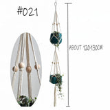 Hot sales 100% handmade macrame plant hanger flower /pot hanger for wall decoration countyard garden